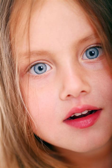 Free Stock Photo Of Young Girl With Blue Eyes Close Up Download Free