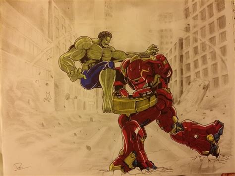 41 Hulk Vs Hulkbuster Wallpaper Wallpapersafari