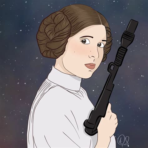 Princess Leia Print Star Wars Art Print Star Wars Wall Art Etsy