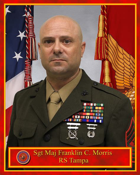 Sgt Maj Franklin C Morris 6th Marine Corps District Leaders