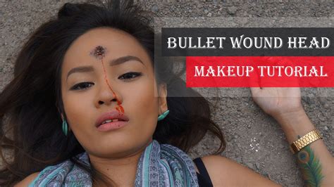 Sfx Makeup Bullet Wound Head Tutorial Bahasa Youtube