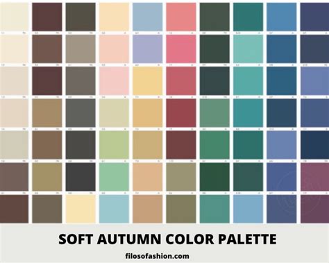Soft Autumn Color Palette Colors For Wardrobe And Makeup