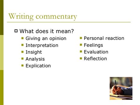 😊 How To Write A Commentary How To Write A Good Essay Stop
