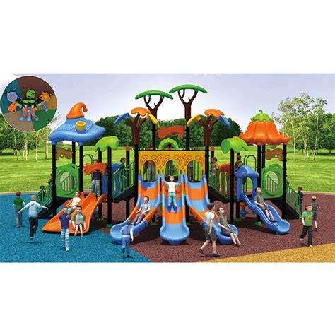 Commercial Playground Slides For Salehappy Island