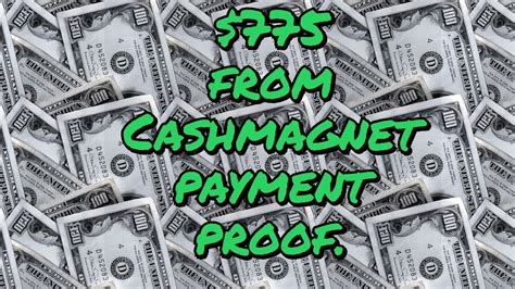 Cashmagnet Payment Proof For July 2019 775 Youtube