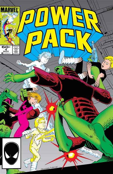 Power Pack 1984 4 Comic Issues Marvel