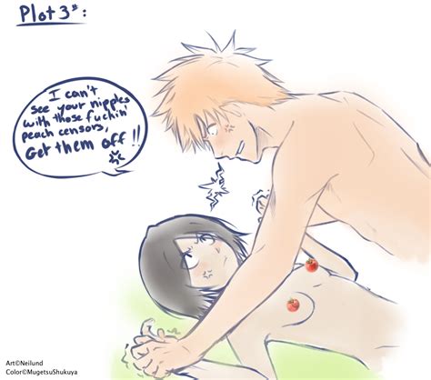 Rule 34 Bleach Female Human Ichigo Kurosaki Kuchiki Rukia Male