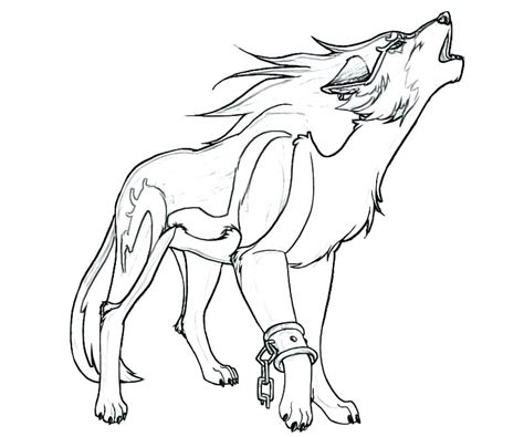 Wolf Girl Coloring Pages At Free