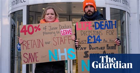 New Year Junior Doctors Strikes Will Risk Patient Safety Says Health
