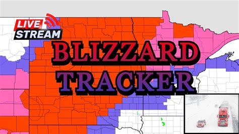 Live Blizzard And Severe Storm Tracker Across The Dakotas And