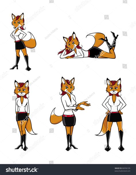 Female Fox Cartoon Images Stock Photos Vectors Shutterstock