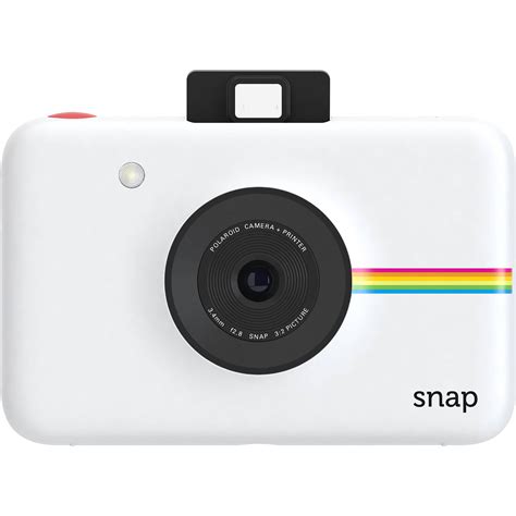Polaroid Snap Instant Digital Camera White Polsp01w Bandh Photo