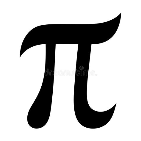 The Greek Letter Pi The Symbol Of The Mathematical Constant Isolated