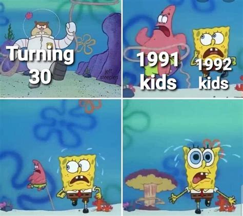1993 Kid Here Still Sprinting Rspongebobmemes