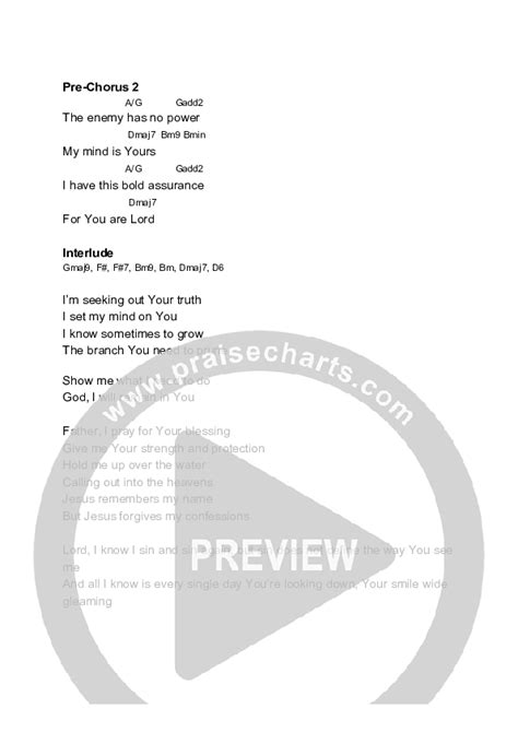 Found In You Chords PDF Equippers Revolution PraiseCharts