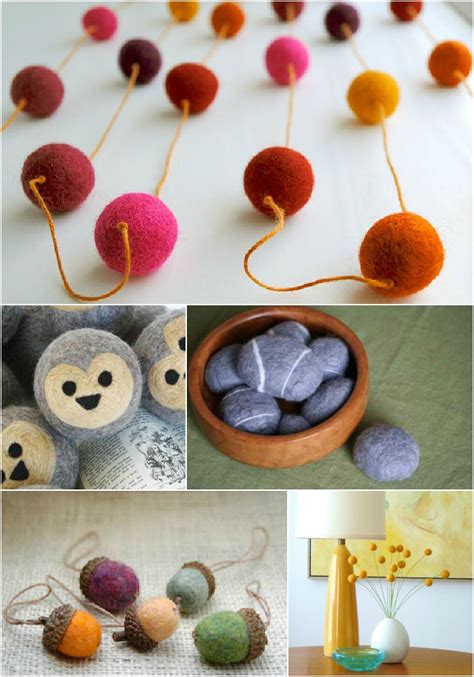 15 Felted Wool Projects Ideas Dans Le Lakehouse