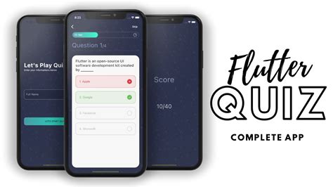 Interview Question Quiz App Ui In Flutter Flutter Tutorial Vrogue