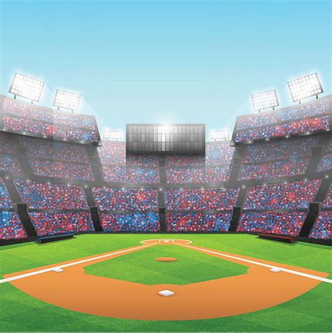 Baseball Field Clip Art Vector Images And Illustrations Istock
