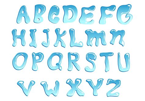 Bubble Letters Water Drop Font Bubble Letters Bubble Letter Fonts