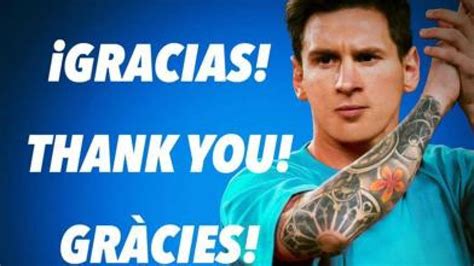 Messi Agradece Las Muestras De Apoyo