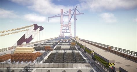 Server Bridge Construction Site Minecraft Map