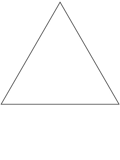 Triangle Template Printable Pdf