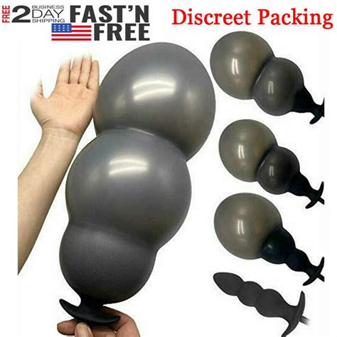 Large Inflatable Butt Plug Anal Blow Up Expanding Dildo G Spot Massager Sex Toys Ebay
