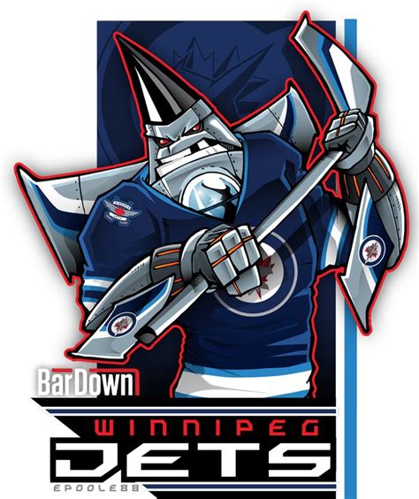 Bardown Nhl Cartoon Mascots Central Division Nhl Hockey Mascot