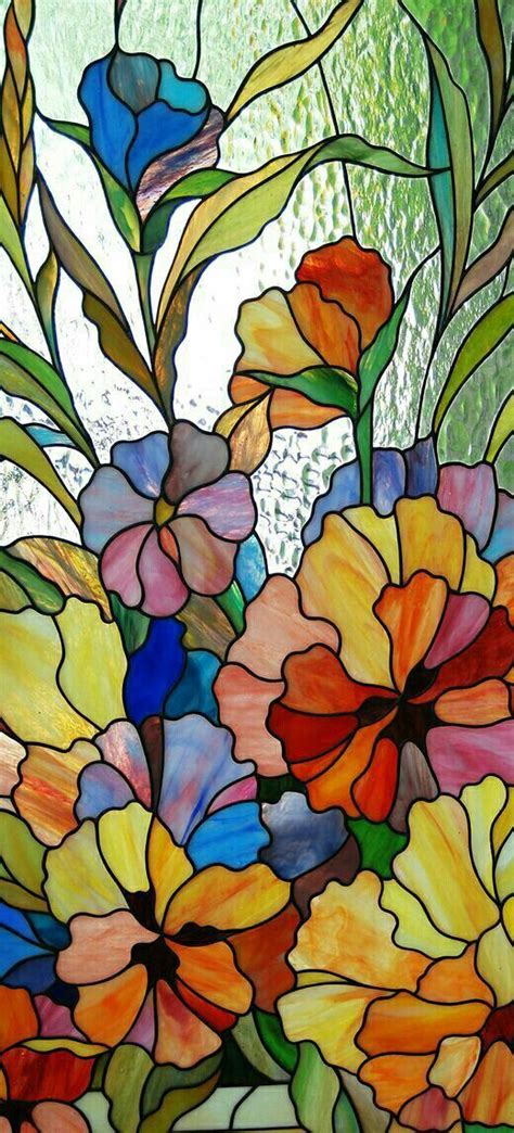 Loading Stained Glass Flowers Stained Glass Quilt Stained Glass Diy