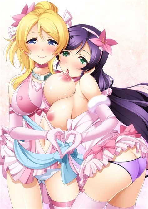 Toujou Nozomi And Ayase Eli Love Live And 1 More Drawn By Narutaki