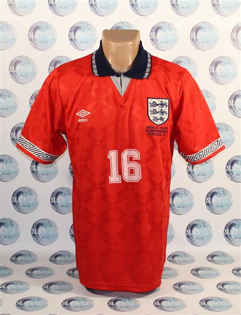 England Away Football Shirt 1990 1993