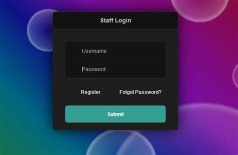 Login Form Create An Attractive Login Page Using Html And Css Riset