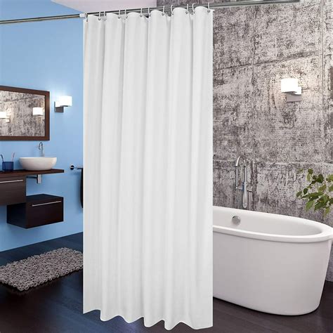 Extra Long Shower Curtain Liner Aoohome Mildew Resistant Fabric Shower