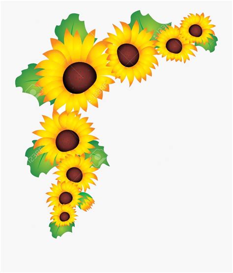 Download High Quality Sunflower Clip Art Vector Transparent Png Images