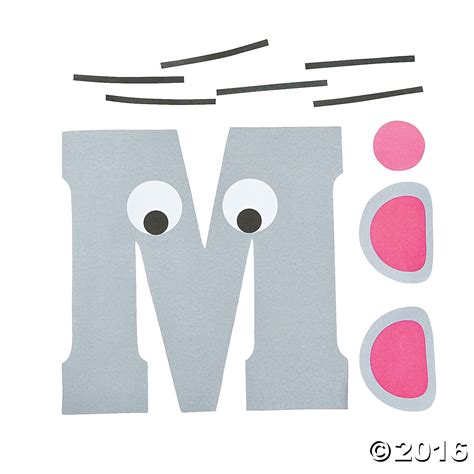 M Is For Mice Letter M Craft Kit~488074 A01 1500×1500 Поделки с