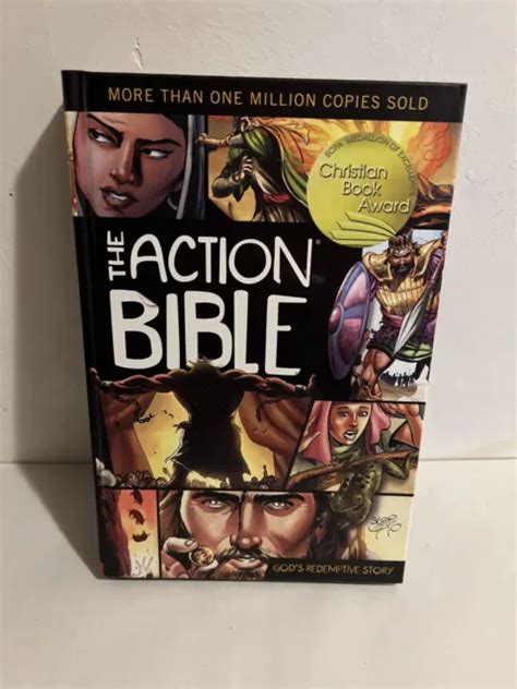 Kids Action Bible Gods Redemptive Story Graphic Comic Book Hardcover