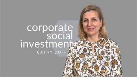 Cathy Duff Corporate Social Investment