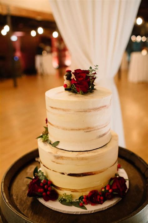 Naked Wedding Cake Simple Wedding Cake Affordable Wedding Cake