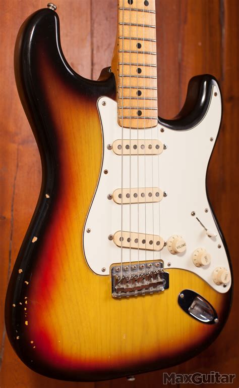 Fender Stratocaster 1979 Three Tone Sunburst Guitar For Sale Max Guitar