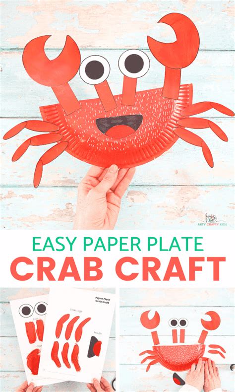 Easy Paper Plate Crab Craft Tutorial