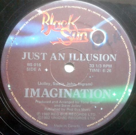 Imagination Just An Illusion 1982 Transparent Dark Green Vinyl