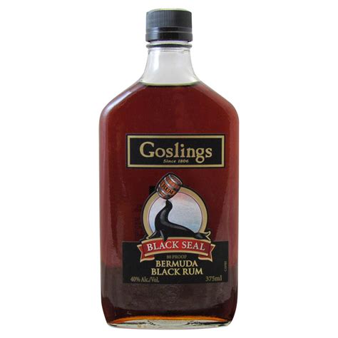 375ml Goslings Black Seal Bermuda Black Rum Some Good Wine