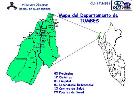 Ilustracion De Ubicacion Departamento De Tumbes En El Mapa Peru Senal Images