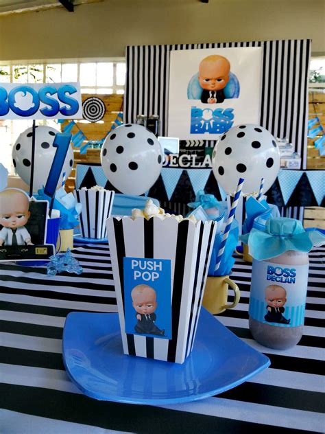 Boss Baby Birthday Party Ideas Photo 1 Of 12 Catch My Party