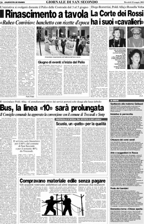 25 Maggio 2005 Gazzetta Di Parma