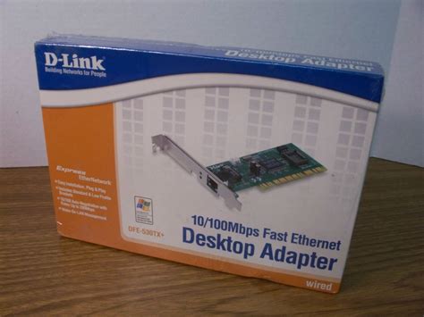 D Link 10100mbps Pci Fast Ethernet Desktop Adapter Dfe 530tx Nib
