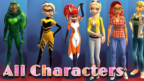 Miraculous Ladybug All Characters Unlocked Youtube