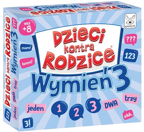 Dzieci Kontra Rodzice Wymie Gra Rodzinna Kangud Kangur Sklep