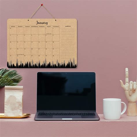 Buy Mudrit 2022 Desk Calendar Kraft Large Pages 12 X 17 Monthly