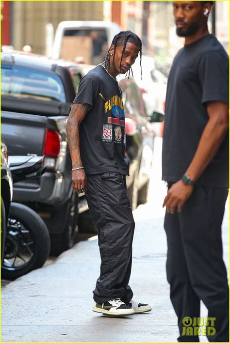 Travis Scott Spends The Day In Nyc Amid The Release Of His New Album